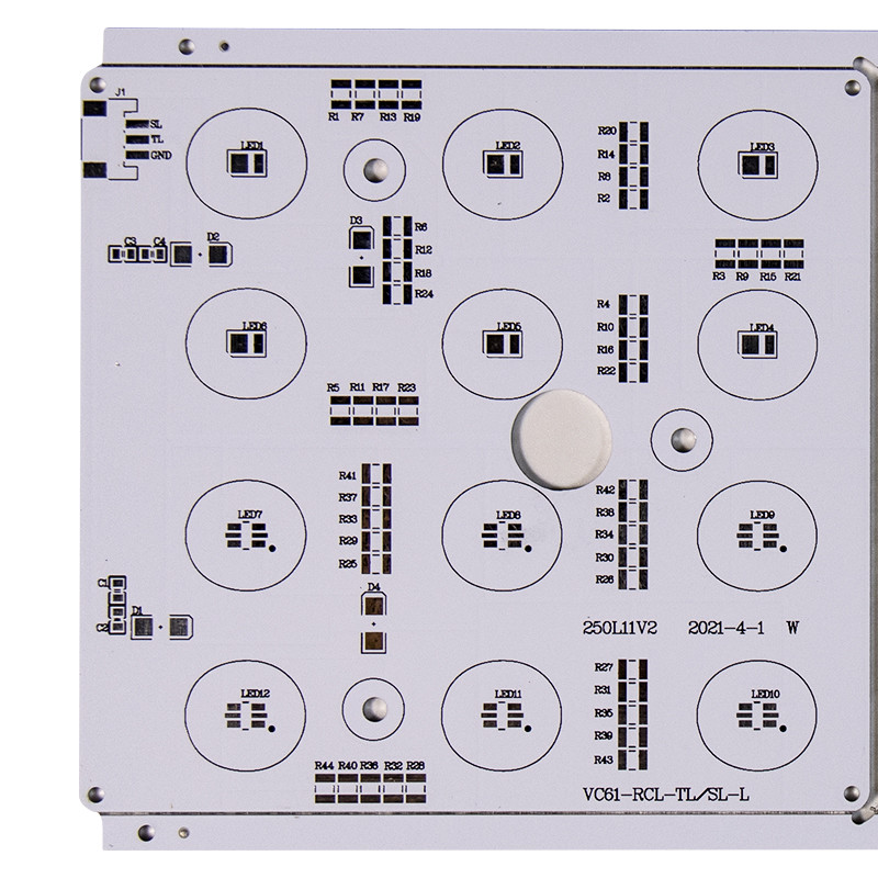Heat Dissipation Metal Clad FR4 PCB Board Aluminum LED Lighting Controller