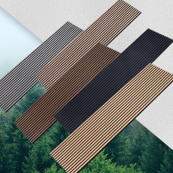 Acoustic wooden wall panels soundproof wood slat acoustic wall panels acoustic
