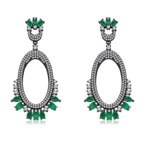 China Bohemian Earrings Beautiful Gifts For Girls Shining Dimond Earring wholesale