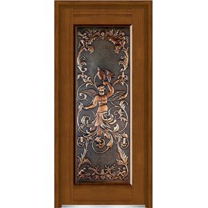 China steel wood security armored door wholesale