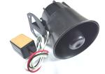 Black / Red Color Motorcycle Spare Parts Electric Motorcycle Horn Loud Sound