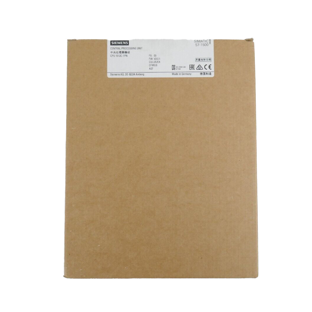 SIEMENS PLC SIMATIC S7-1500 CPU 1512C-1 PN 6ES7512-1CK00-0AB0 SIMATIC MEMORY CARD REQUIRED