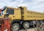 Used Dump Truck HOWO 375 8X4 second hand tipper cheapfor sale big bucket