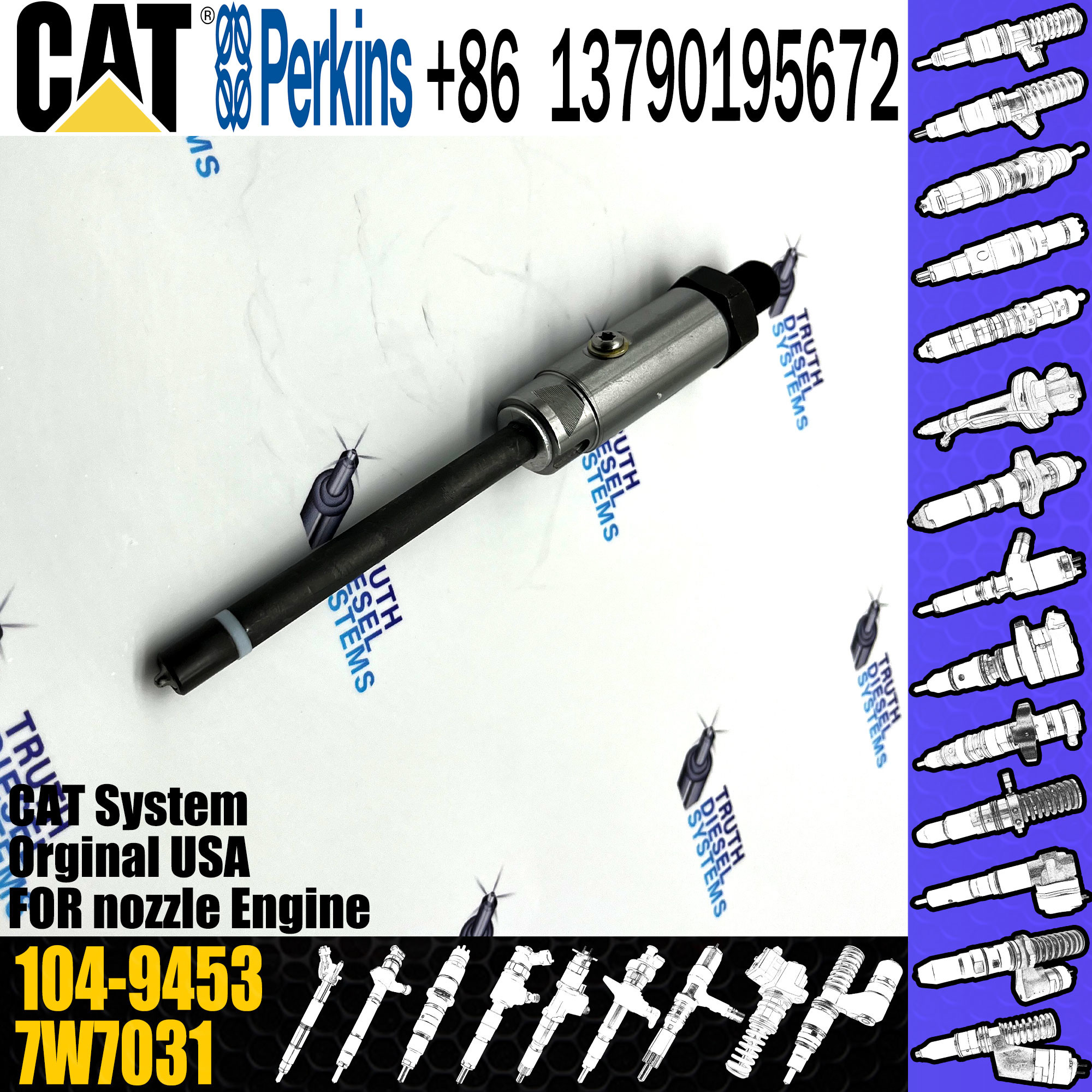 3304 3406 3306 Diesel Injector Nozzle 8N7005 8N7006 7W7038 4W7015 4W7016 4W7017 4W7018 4W7019 4W7026 104-9453 For Engine