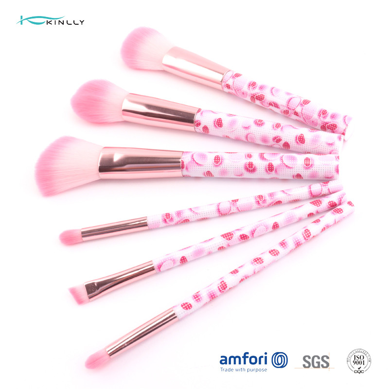 Poly Bag OEM 6PCS Contour Basic Makeup Brush Set
