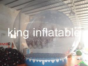 China Exhibition Show Christmas Inflatable Snow Globes Outdoors 3m Diameter wholesale