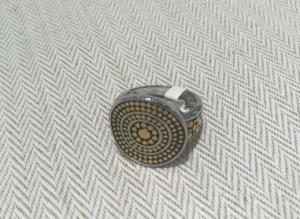 China Fashion Silver Gold Two -Tone Women Ring (R-92) wholesale