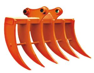 China Customized Excavator Skeleton Bucket Q345 Land Clearing Rakes wholesale