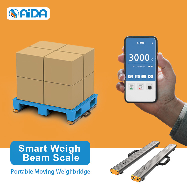 Industrial Scale Pallet Beam Scale 4 Nickel Plated Alloy Steel Load Cells Heavy-Duty Weighing System