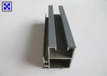 6000 Series Extruded Wardrobe Aluminium Profile Black Color For Closet