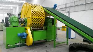 China Two Shaft Tire Recycling Machine Compact Structure Tyre Shredding Machine wholesale