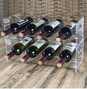 China LANGYI Custom Countertop Acrylic Wine Display Stand For Supermaket wholesale