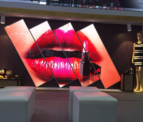 ROHS IP30 Portable Digital Smart Led Poster Display P2.5 for Indoor Advertising