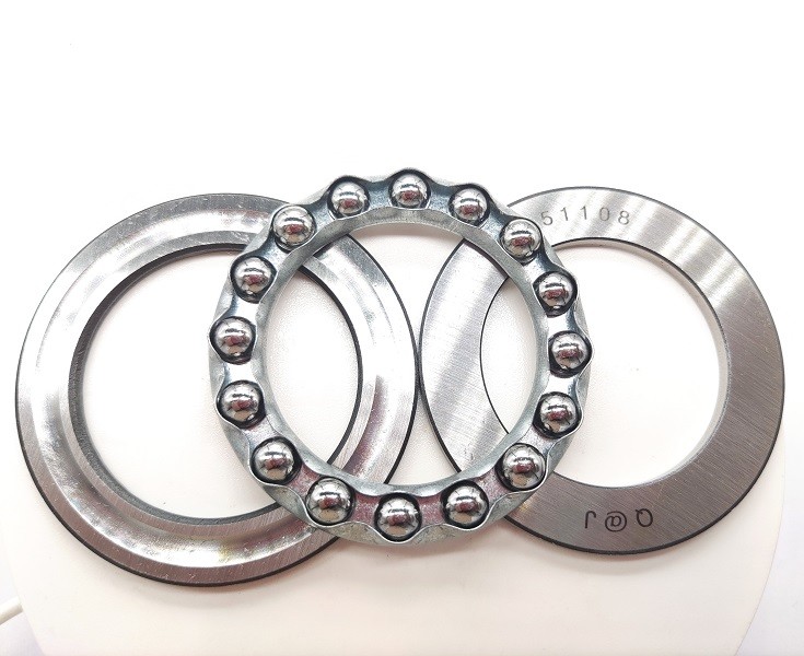 51108 Sealed Spherical Thrust Ball Bearing 40x60x13 Mm