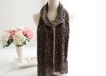 Commercial Acrylic Knit Scarf Reverse Fashion Winter Striped Infinity Fancy