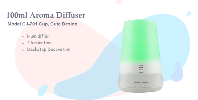 2018 alibaba best sellers 100ml CJ-701 essential oil diffuser