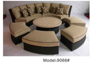 China outdoor sofa furniture rattan modular sofa --9066 wholesale