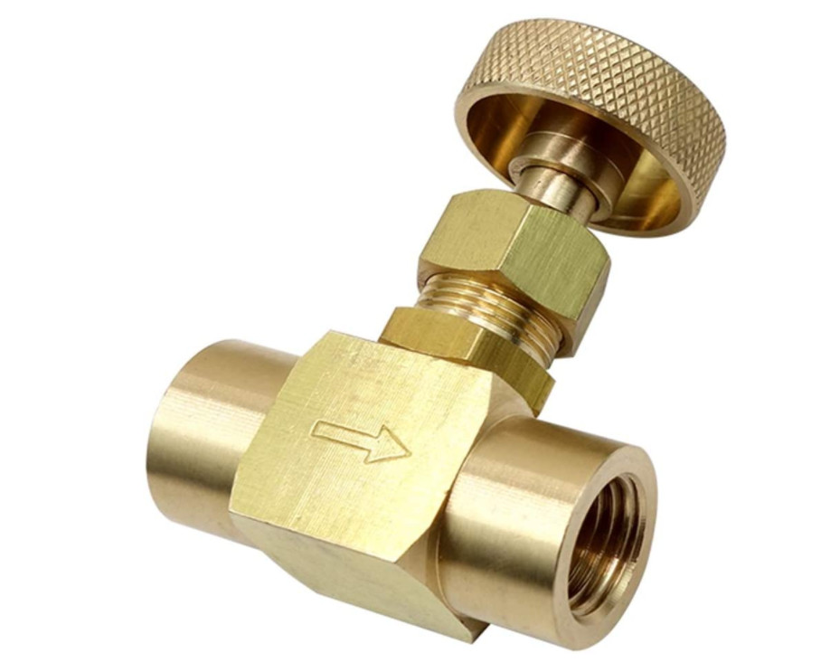 JIS 600Psi WOG 1/4 NPT Propane Gas Brass Needle Valve