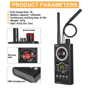 China Wireless RF Singal Hidden Anti Spy Detector Camera Finder wholesale