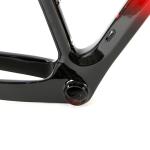 135mm QR Carbon Fiber MTB Frame 29 Full Suspension With Inner Cables
