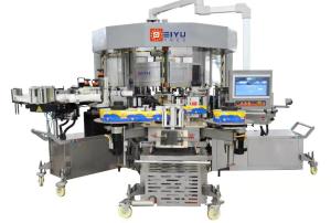 China Self Adhesive Hot Melt Glue Labeler For Round Bottle 48000BPH wholesale