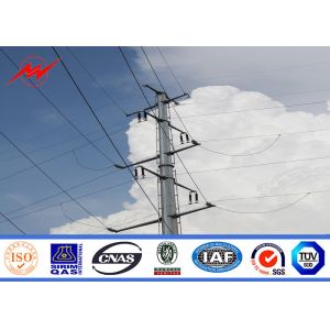 China Galvanization Single Circuit Steel Power Pole Utility Transmission Line Poles wholesale