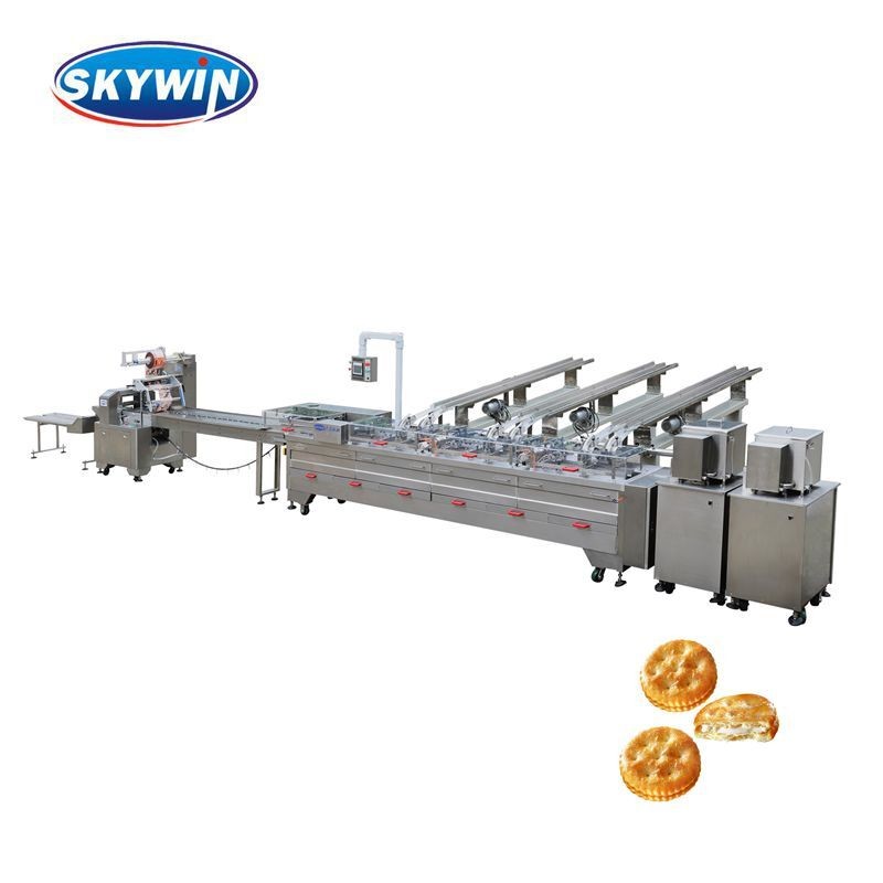 Two Lane Two Colors 3+2 Chocolate Sandwich Biscuit Machine