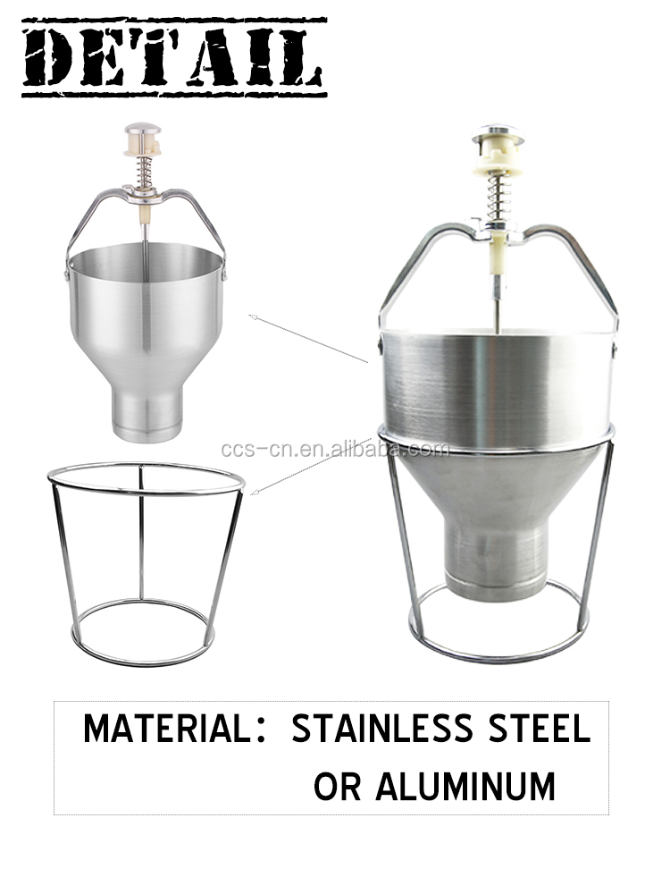 Commercial Snack Food Machine Pancake Mould Dispenser CCS Pancake Mould Maker 304 Manual Pancake Making Machine