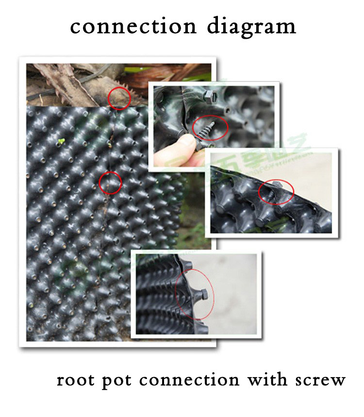 Eco Friendly Ventilated 0.5mm PVC Air Root Pruning Pot For Seed Planting