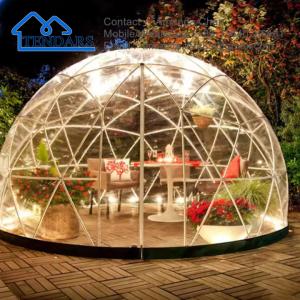 China Waterproof Outdoor Luxury Transparent Small Pvc Plastic Garden Dome Tent For Sale wholesale