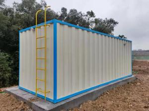 China 100m3 Per Day Packaged Sewage Treatment Plant Biological Treatment System wholesale