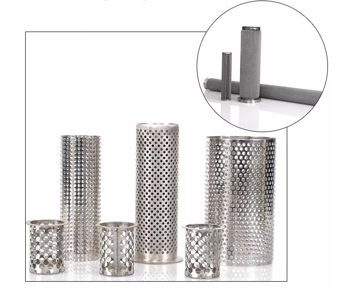 2mm 3 5 6 8mm Perforated Filter Tube Round Hole 304 316 Stainless Steel Metal