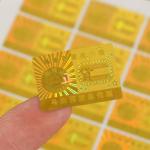 Anti Radar 3D PET Film Security Hologram Sticker
