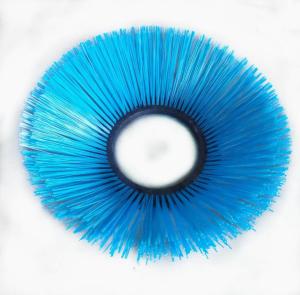 China Blue PP Plastic Fibers Rotary Side Broom Road Sweeper Brushes wholesale