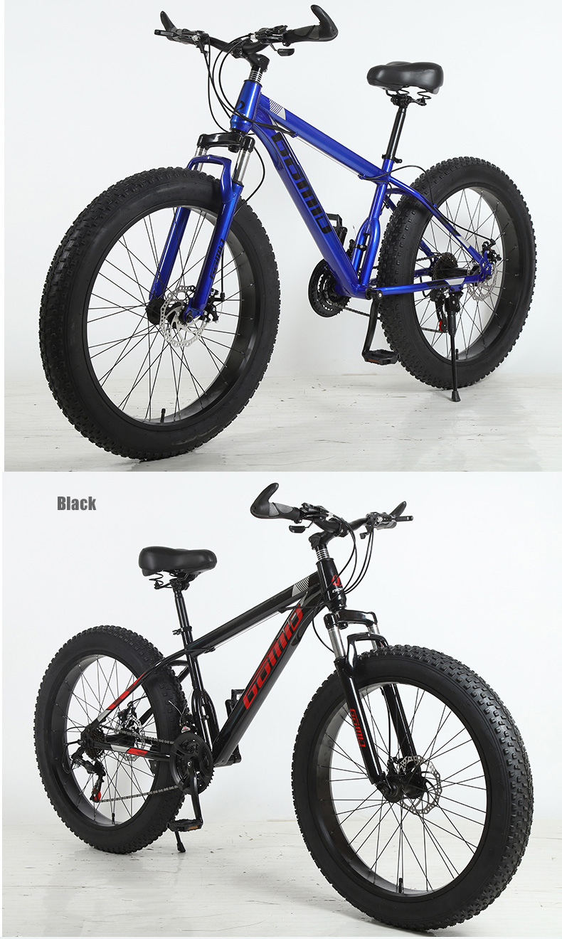 Comfortable Swallow Handlebar Fat Tire Bike OEM Customizable Snow Mountain Beach Cruisers Cycle Bicycle 26inches