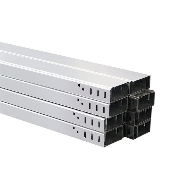 Perforated Sheet Steel Cable Ladder Tray Cable Management System Steel Cable