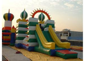 China High Durability Inflatable Obstacle Course With Slide / Tunnel / Bouncer wholesale