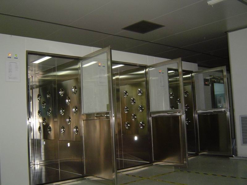 220V Clean Room Air Shower Unit For Class 10000 Modular Portable 90 Degrees