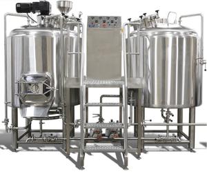 China Brewpub 8 BBL 2 Vessel Brewhouse With Mirror Polish Interior wholesale