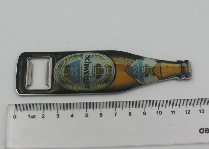 Funny Wedding Stainless Steel Automatic Bottle Opener With Epoxy Logo