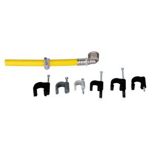 China Thickened Plastic Cable Clips Pipe Clips Burr Free Versatility wholesale