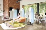 Privacy Screen Freestanding Acoustic Office Dividers PET Acoustic Partition