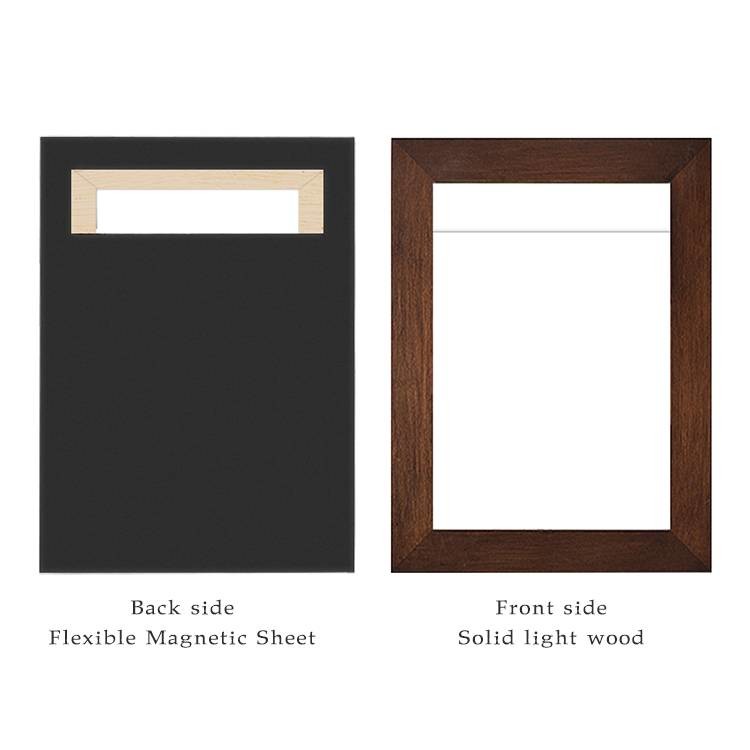 Magnetic Photo Frame Custom Size magnetic Wooden Photo Frame
