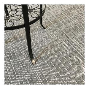 China Gray Commercial Modular Carpet Nylon Fiber With PVC Backing wholesale