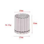 Die Casting Zinc Alloy Metal Non Spill Zamac Perfume Cap