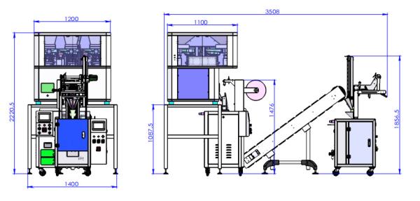Non-woven Fabrics Bag Making Machine Ultrasonic Packaging Machine Heating