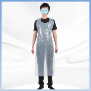 China Kitchen oil proof Plastic Aprons Disposable Polyethylene Apron 70×120cm wholesale