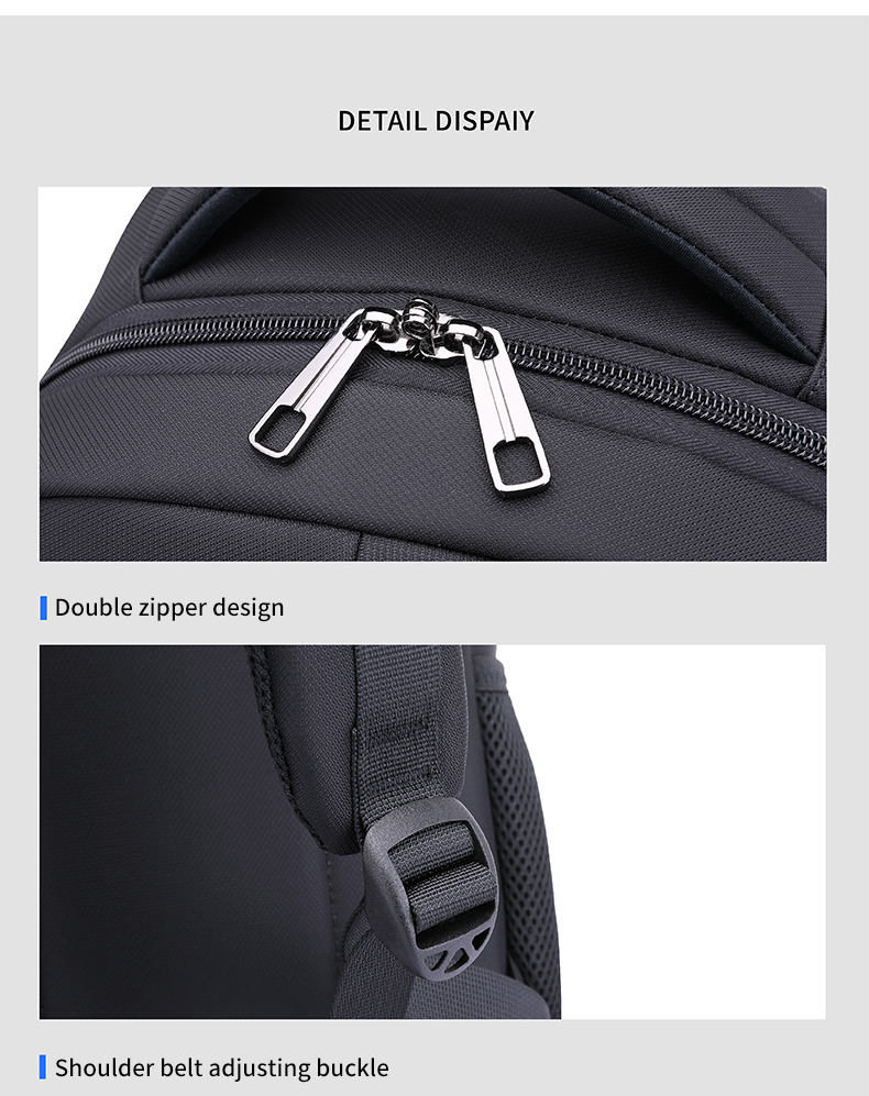 Factory direct sales men's waterproof school bag large capacity business 15 inch Laptop Bag Backpack