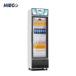 Two Door Upright Cold Drink Showcase Drink Display Chiller For Supermarket