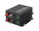 T1310nm / R1550nm optical fiber transmitter video converter , cctv video